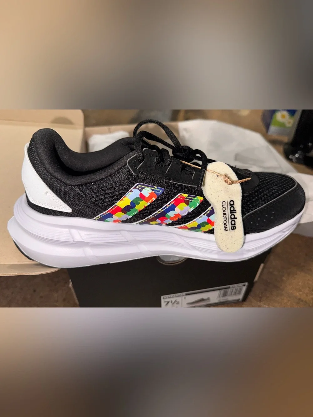 BNIB Adidas FIFA Volunteer Cloudfoam Black Running Shoes Astrastar
